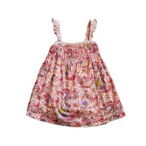 Liberty of London Shirt Pink Paisley Spaghetti Strap Women XS